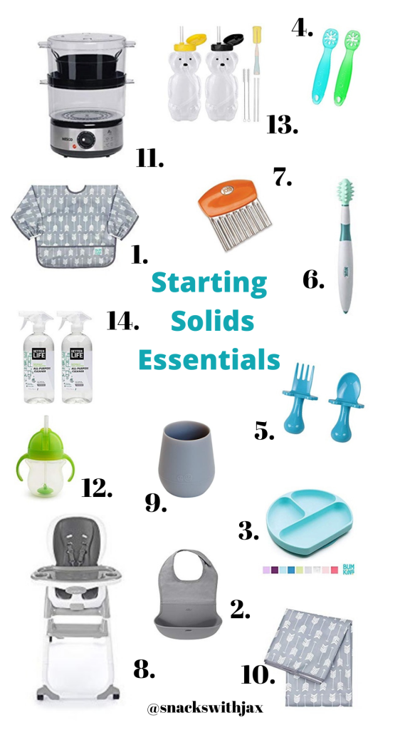 Baby Feeding Essentials for Starting Solids: Weaning 6 Mos.